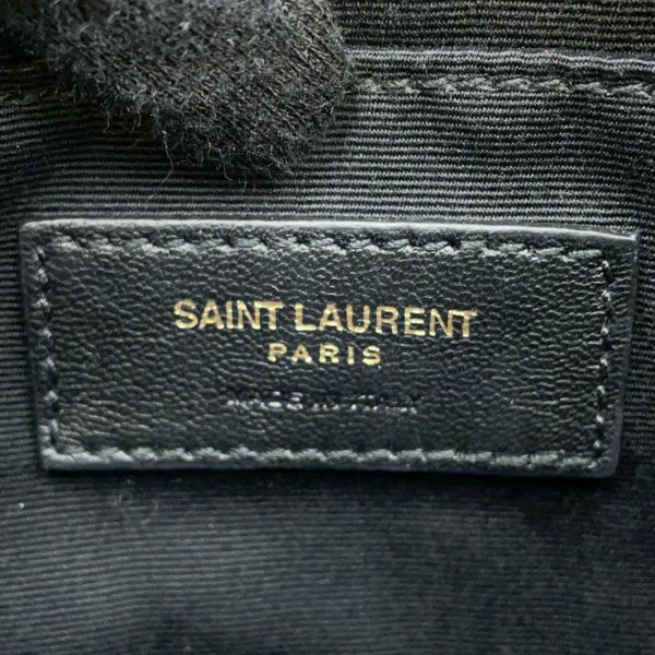 サンローランパリ ベルトバッグ Vステッチ ルー ベルベット 534817 SAINT LAURENT PARIS 黒 タッセル