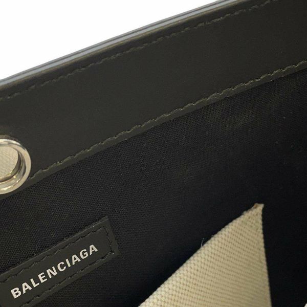 バレンシアガ ショルダーバッグ ネイビー ポシェット キャンバス レザー 339937 BALENCIAGA バッグ 黒