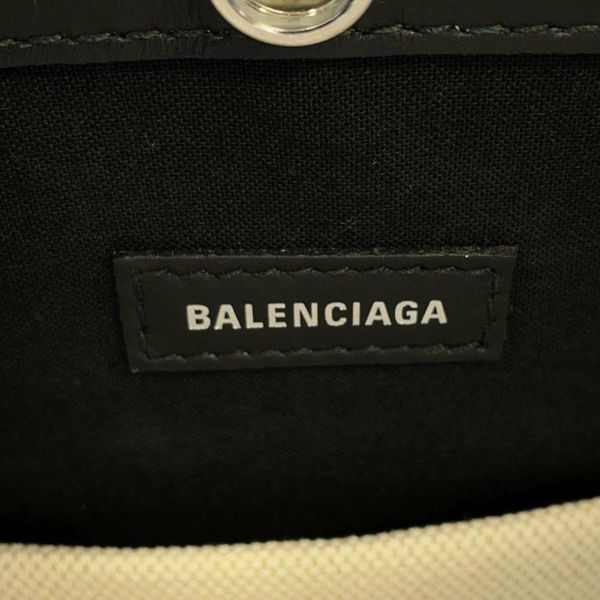 バレンシアガ ショルダーバッグ ネイビー ポシェット キャンバス レザー 339937 BALENCIAGA バッグ 黒