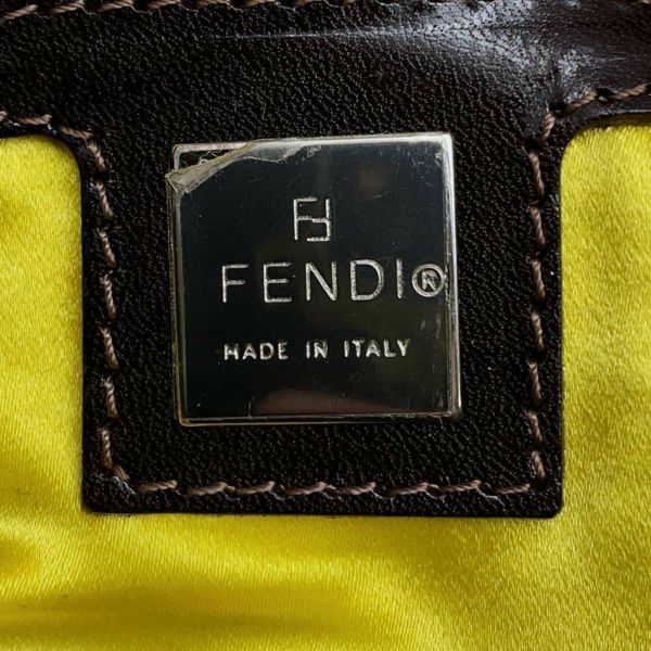 フェンディ ショルダーバッグ マンマバケット デニム ビーズ 26424 FENDI ワンショルダーバッグ フラワー