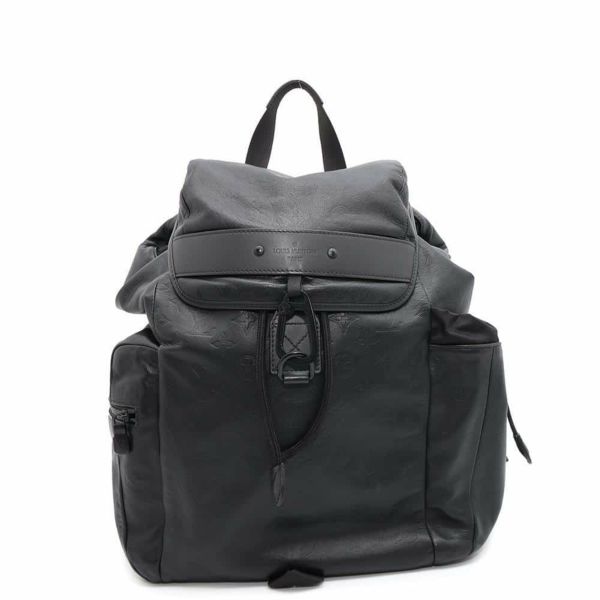 ルイヴィトン リュック モノグラム・シャドウ ディスカバリー・バックパック M43680 ブラック 黒