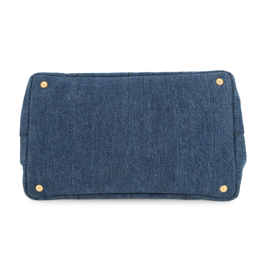 プラダ トートバッグ カナパ CANAPA ミディアム デニム 1BG642 PRADA 2way