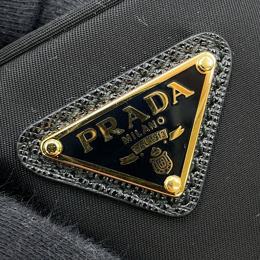 プラダ ハンドバッグ Re-Nylon デュエット バケット ナイロン 1BH038 PRADA 2way 黒