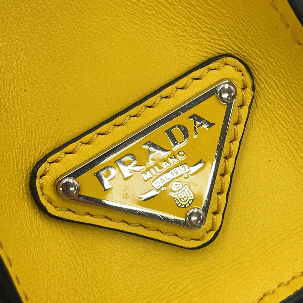 プラダ ハンドバッグ トライアングルロゴ レザー 1BA333 PRADA 2way