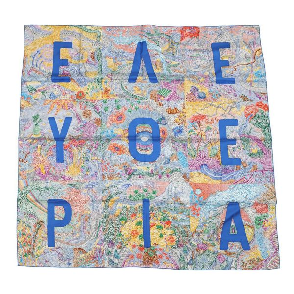 エルメス スカーフ カレ140 カレジェアン エレフセリア Eleftheria HERMES シルク 2023年春夏 ソルド品