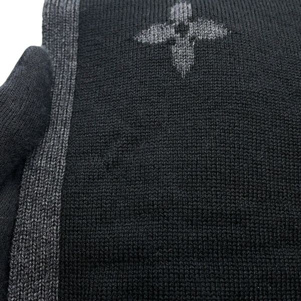 ルイヴィトン マフラー LV ギャラクシー ウール M93299 LOUIS VUITTON ブラック 黒