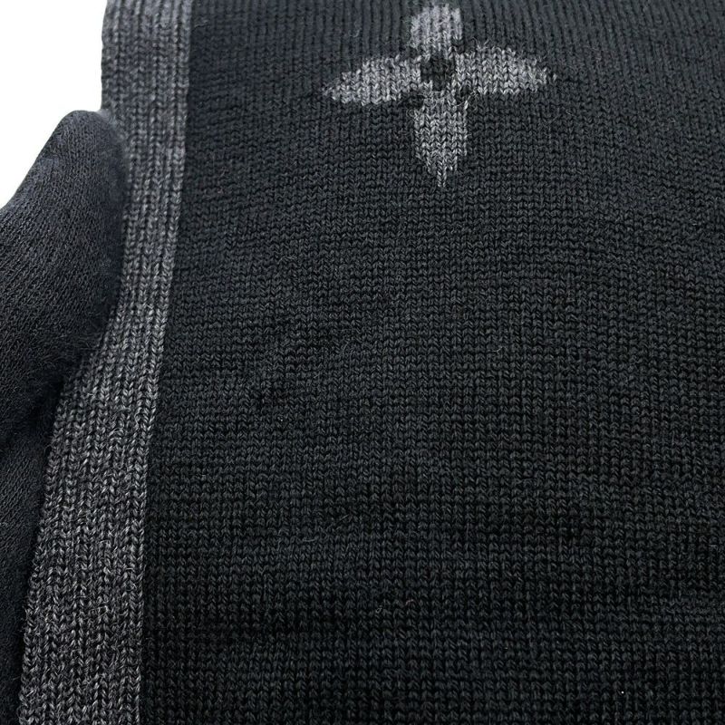 ルイヴィトン マフラー LV ギャラクシー ウール M93299 LOUIS VUITTON ブラック 黒