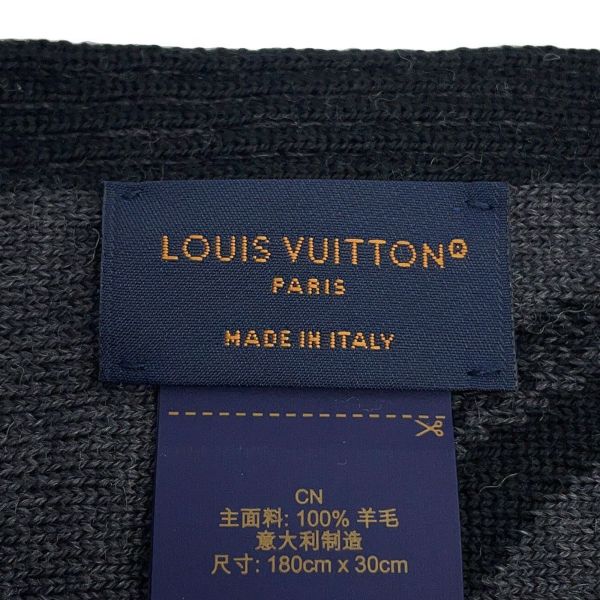 ルイヴィトン マフラー LV ギャラクシー ウール M93299 LOUIS VUITTON ブラック 黒