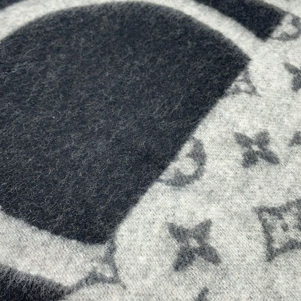 ルイヴィトン マフラー LV スプリット カシミヤ M70924 LOUIS VUITTON モノグラム ブラック 黒