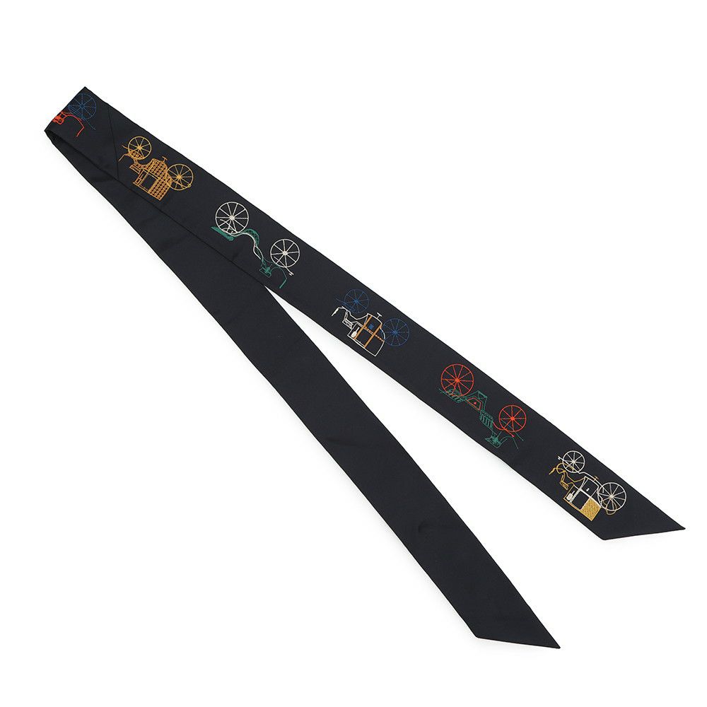 エルメス スカーフ ツイリー ロング ア・トゥ・ベルリンヌ A Toute Berline シルク HERMES 2025秋冬