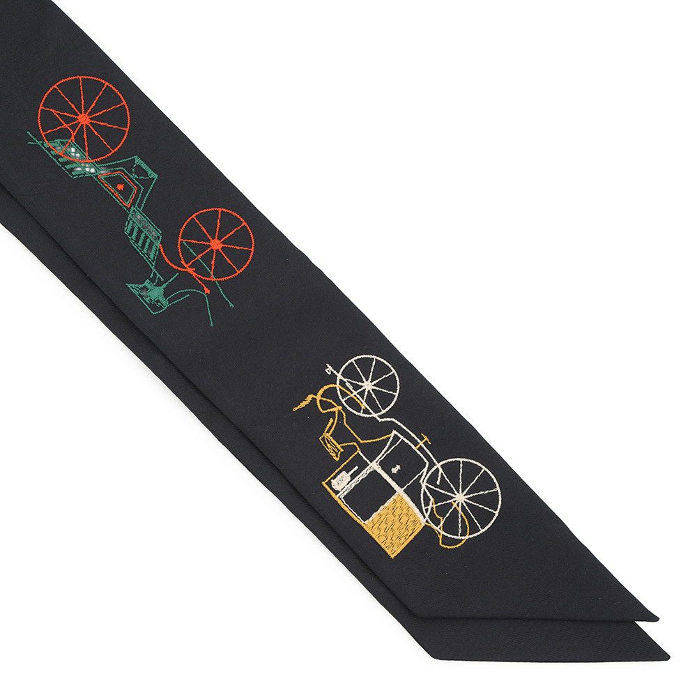 エルメス スカーフ ツイリー ロング ア・トゥ・ベルリンヌ A Toute Berline シルク HERMES 2025秋冬