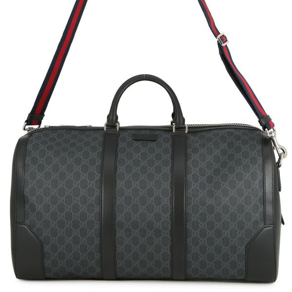 グッチ ボストンバッグ GGスプリーム 478323 GUCCI 2wayショルダーバッグ 旅行用 トラベル 黒