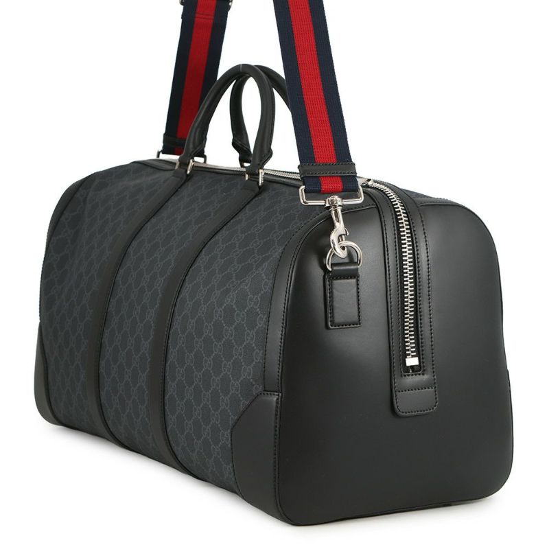 グッチ ボストンバッグ GGスプリーム 478323 GUCCI 2wayショルダーバッグ 旅行用 トラベル 黒