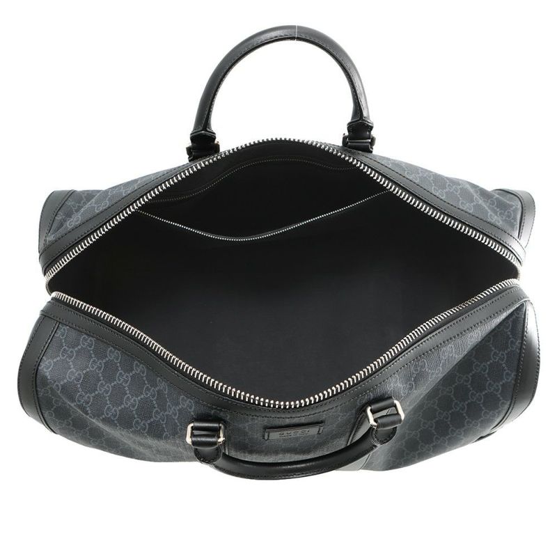 グッチ ボストンバッグ GGスプリーム 478323 GUCCI 2wayショルダーバッグ 旅行用 トラベル 黒