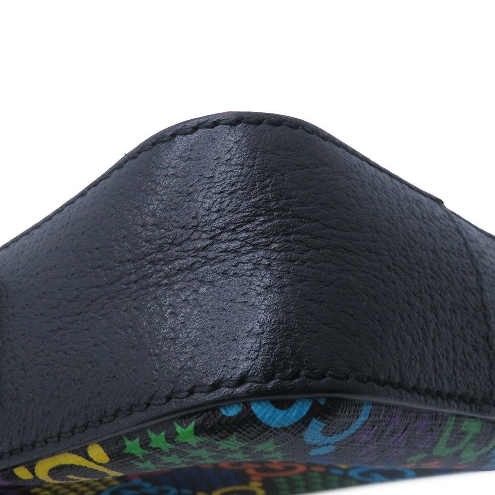 グッチ ショルダーバッグ GGサイケデリック 774161 GUCCI 黒 ミニバッグ