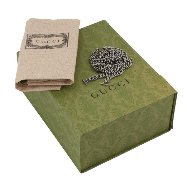 グッチ チェーンウォレット GGマーモント レザー 474575 GUCCI 財布 ダブルG 黒