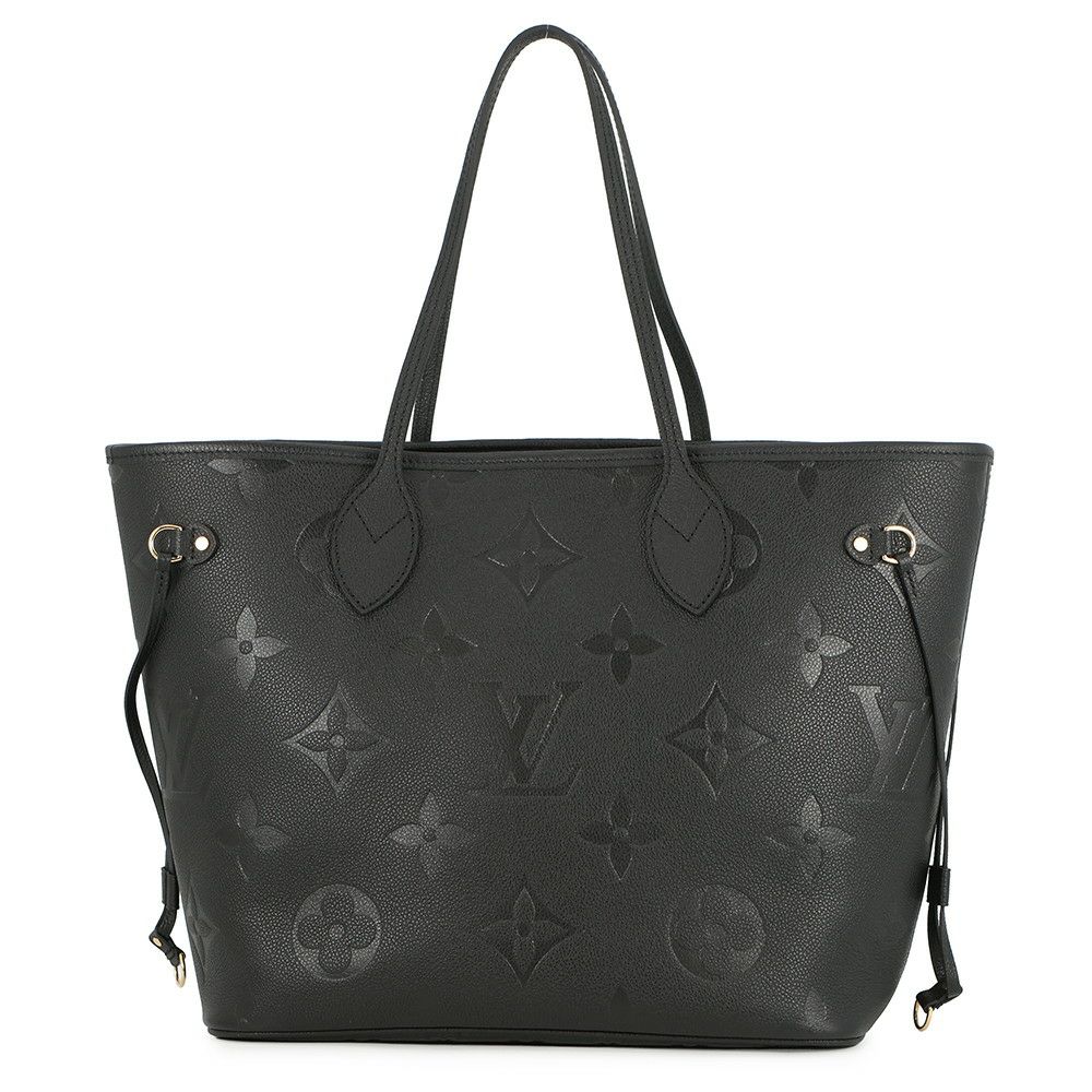 ルイヴィトン トートバッグ モノグラム・アンプラント ネヴァーフル MM M45685 LOUIS VUITTON 黒 ブラック