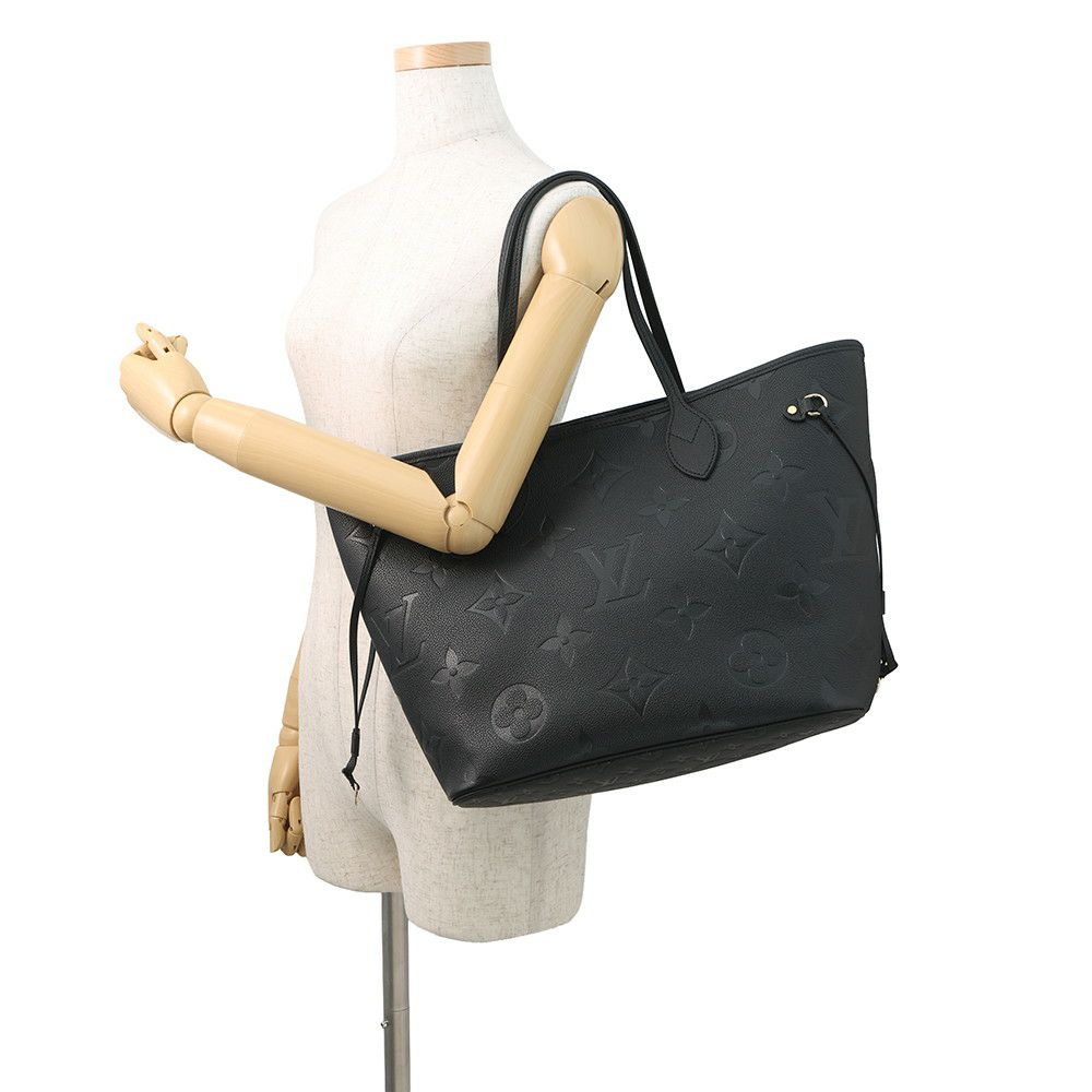 ルイヴィトン トートバッグ モノグラム・アンプラント ネヴァーフル MM M45685 LOUIS VUITTON 黒 ブラック