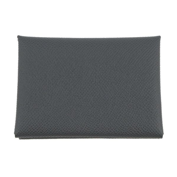 エルメス コインケース カルヴィ デュオ アルドワーズ/シルバー金具 エプソン K刻印 HERMES 財布