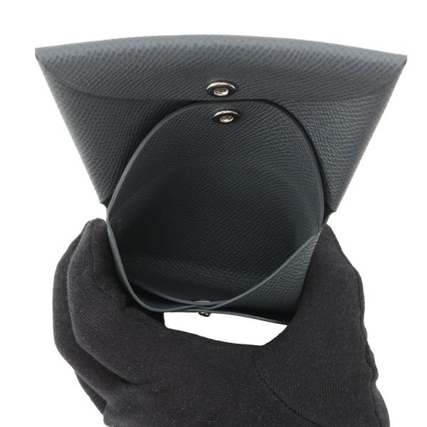 エルメス コインケース カルヴィ デュオ アルドワーズ/シルバー金具 エプソン K刻印 HERMES 財布