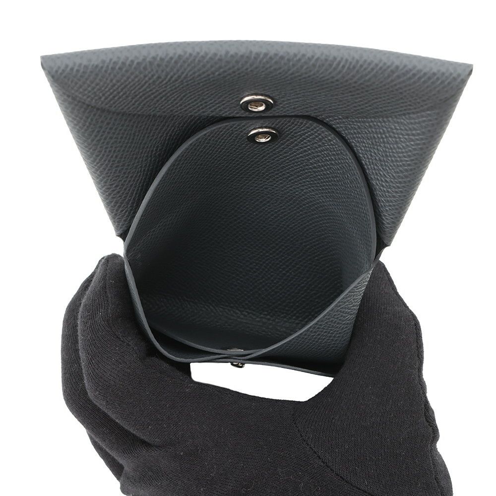 エルメス コインケース カルヴィ デュオ アルドワーズ/シルバー金具 エプソン K刻印 HERMES 財布