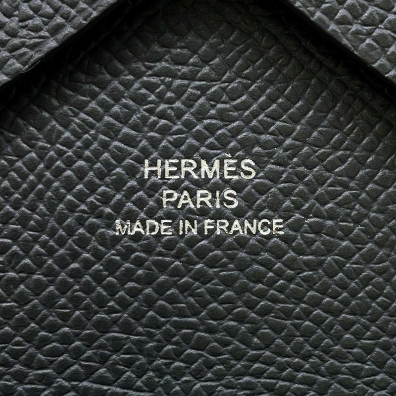 エルメス コインケース カルヴィ デュオ アルドワーズ/シルバー金具 エプソン K刻印 HERMES 財布