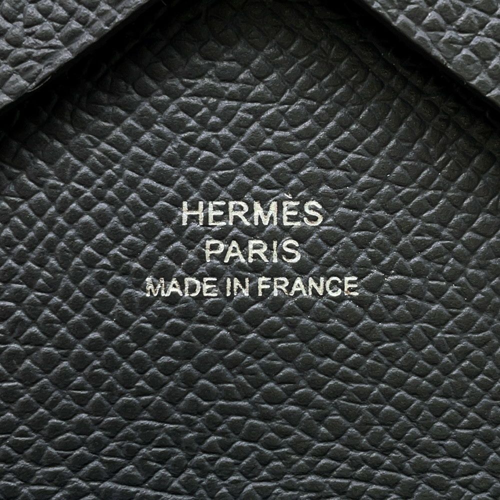 エルメス コインケース カルヴィ デュオ アルドワーズ/シルバー金具 エプソン K刻印 HERMES 財布