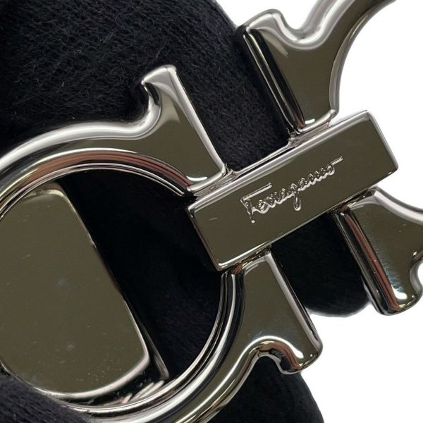 サルヴァトーレ・フェラガモ ベルト ガンチーニ レザー メンズサイズ100 Ferragamo 黒