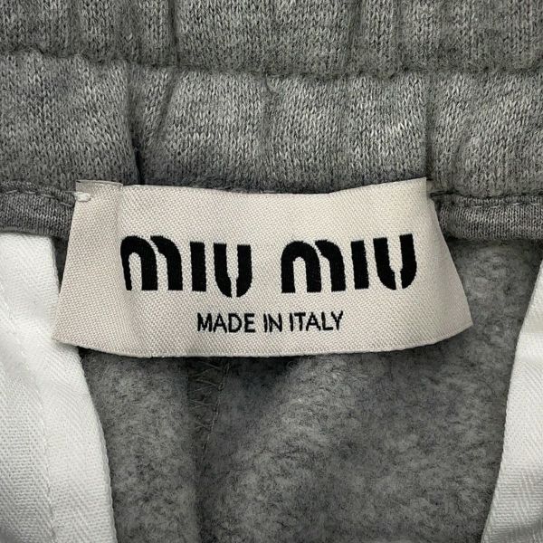 ミュウミュウ パンツ ロゴ ジョガーパンツ レディースサイズ36 MJP278 Miu Miu ボトムス