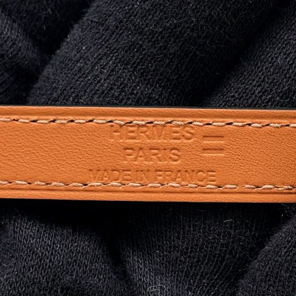 エルメス ブレスレット ケリー ドゥブルトゥール ブラック/シルバー金具 リザード B刻印 サイズT3黒