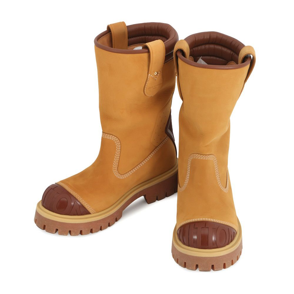 ルイヴィトン ブーツ LV × TIMBERLAND ミッドブーツ メンズサイズ9 1/2 靴 ティンバーランドコラボ