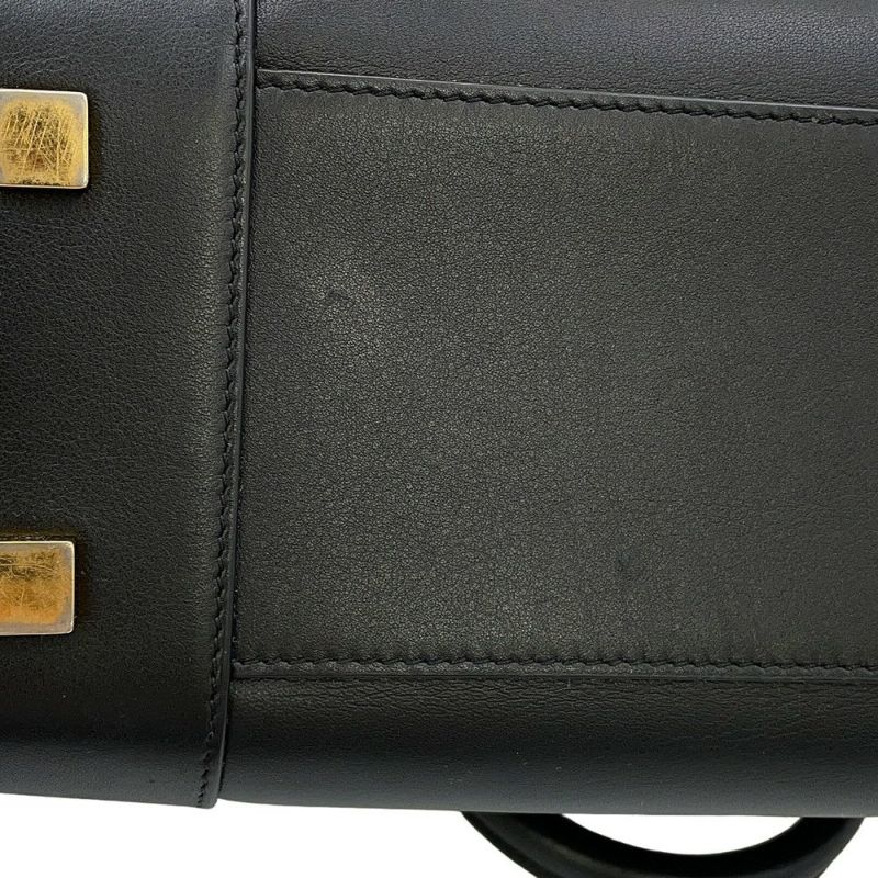 ロエベ ハンドバッグ アマソナ28 ナパカーフレザー A039N08X01 LOEWE 2way 黒