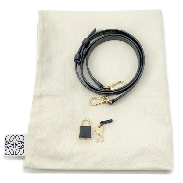 ロエベ ハンドバッグ アマソナ28 ナパカーフレザー A039N08X01 LOEWE 2way 黒