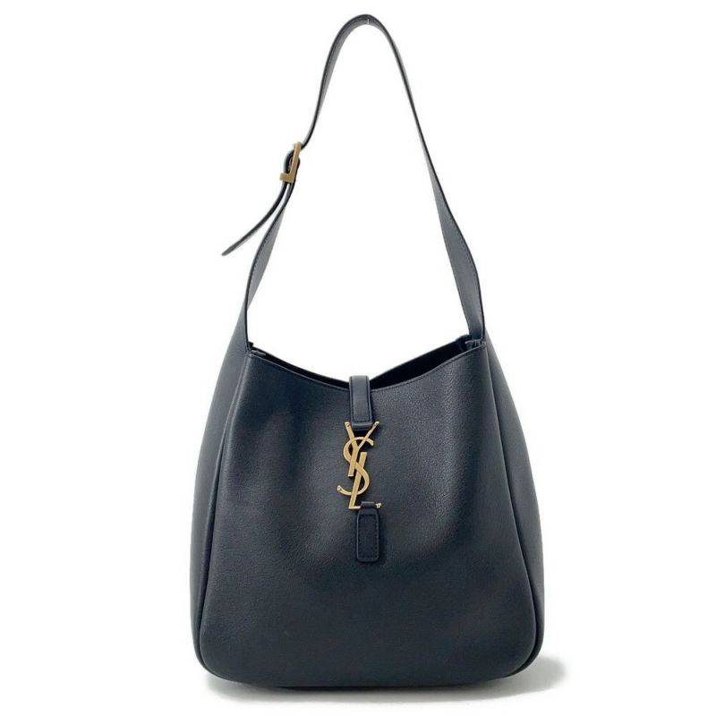 サンローランパリ ショルダーバッグ LE 5 A 7 ソフト カーフレザー 713938 SAINT LAURENT PARIS 黒