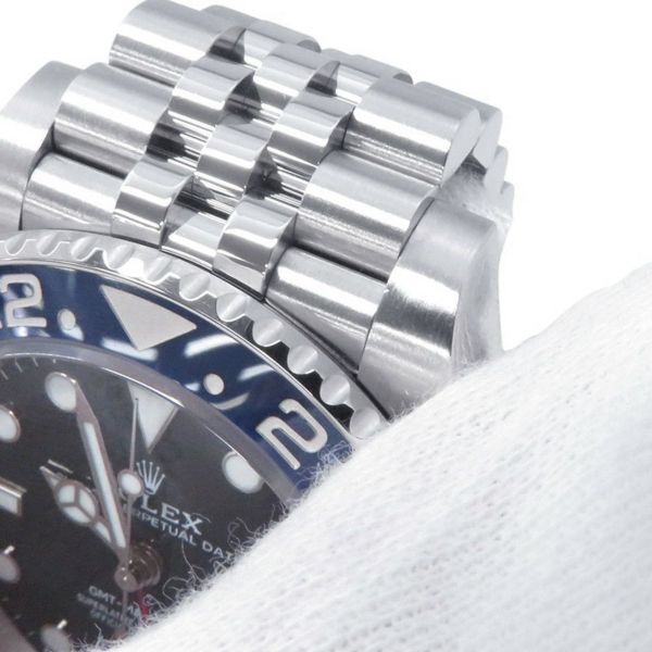 ロレックス GMTマスター2 デイト ランダムシリアル ルーレット 126710BLRO ROLEX 腕時計 黒文字盤