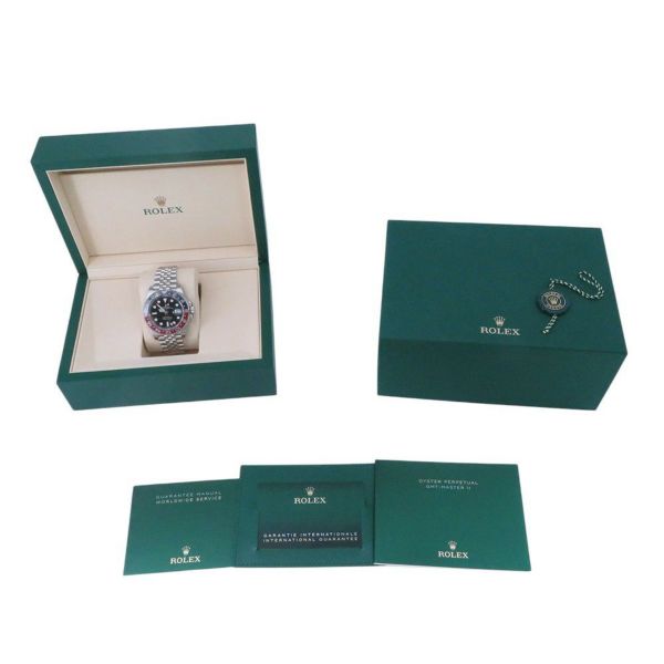 ロレックス GMTマスター2 デイト ランダムシリアル ルーレット 126710BLRO ROLEX 腕時計 黒文字盤