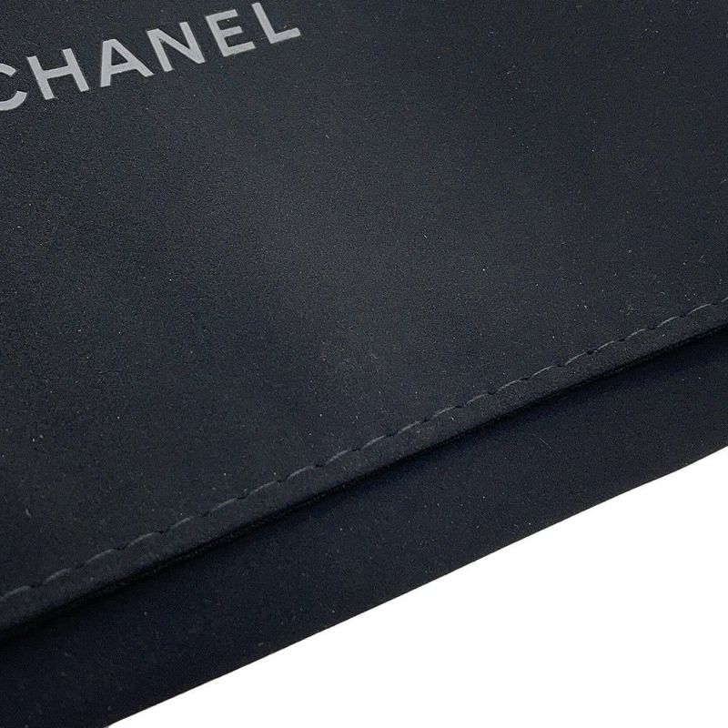 シャネル ミニチェーンウォレット カードケース マトラッセ キャビアスキン AP0238 CHANEL 財布