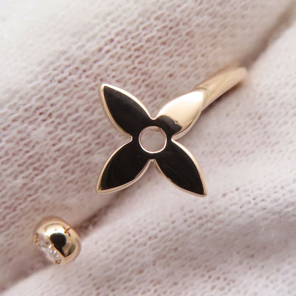 ルイヴィトン リング バーグ モノグラム イディール ダイヤモンド 3P 計約0.10ct K18PG/K18YG/K18WG サイズ51 Q9F15E 指輪