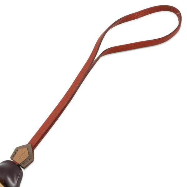 エルメス バッグチャーム 花火師 Artificier キュイーブル/オレンジ エプソン/シェブルミゾル K刻印