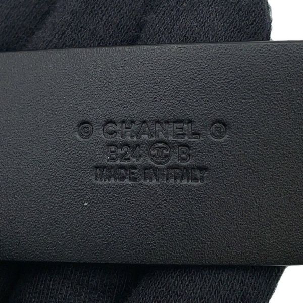 シャネル べルト ココマーク エナメル レザー サイズ75 B24 B CHANEL 黒