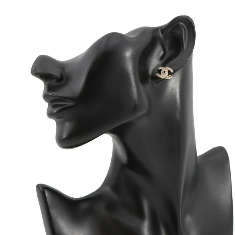 シャネル ピアス ココマーク ラインストーン F25V A88429 CHANEL アクセサリー