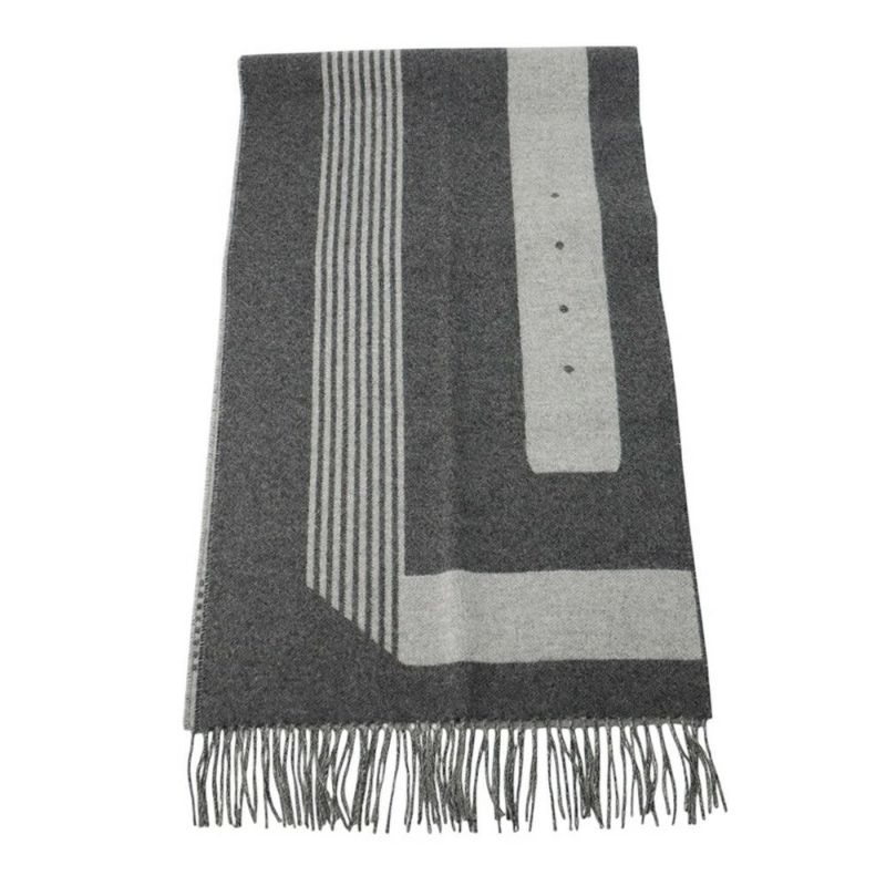 エルメス マフラー サングル・ア・ブックル カシミヤ HERMES 2023年