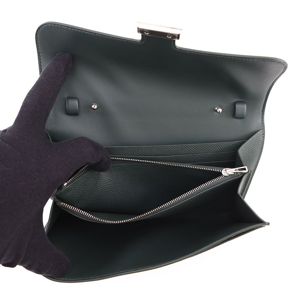 エルメス 長財布 コンスタンス トゥーゴー ロング ヴェールマングローブ/ラッカー金具 エプソン K刻印