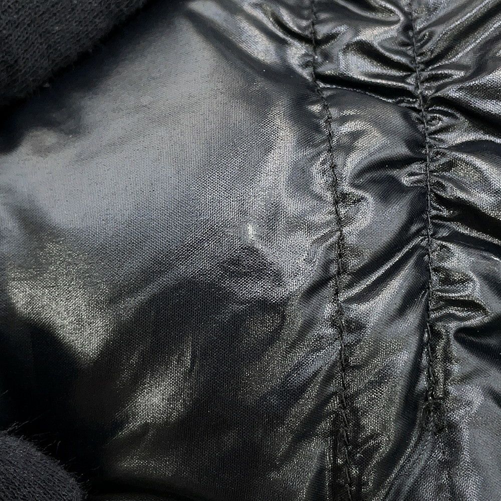 モンクレール ダウンジャケット トリコロール ニット切り替え メンズサイズM E20919416600 MONCLER 黒