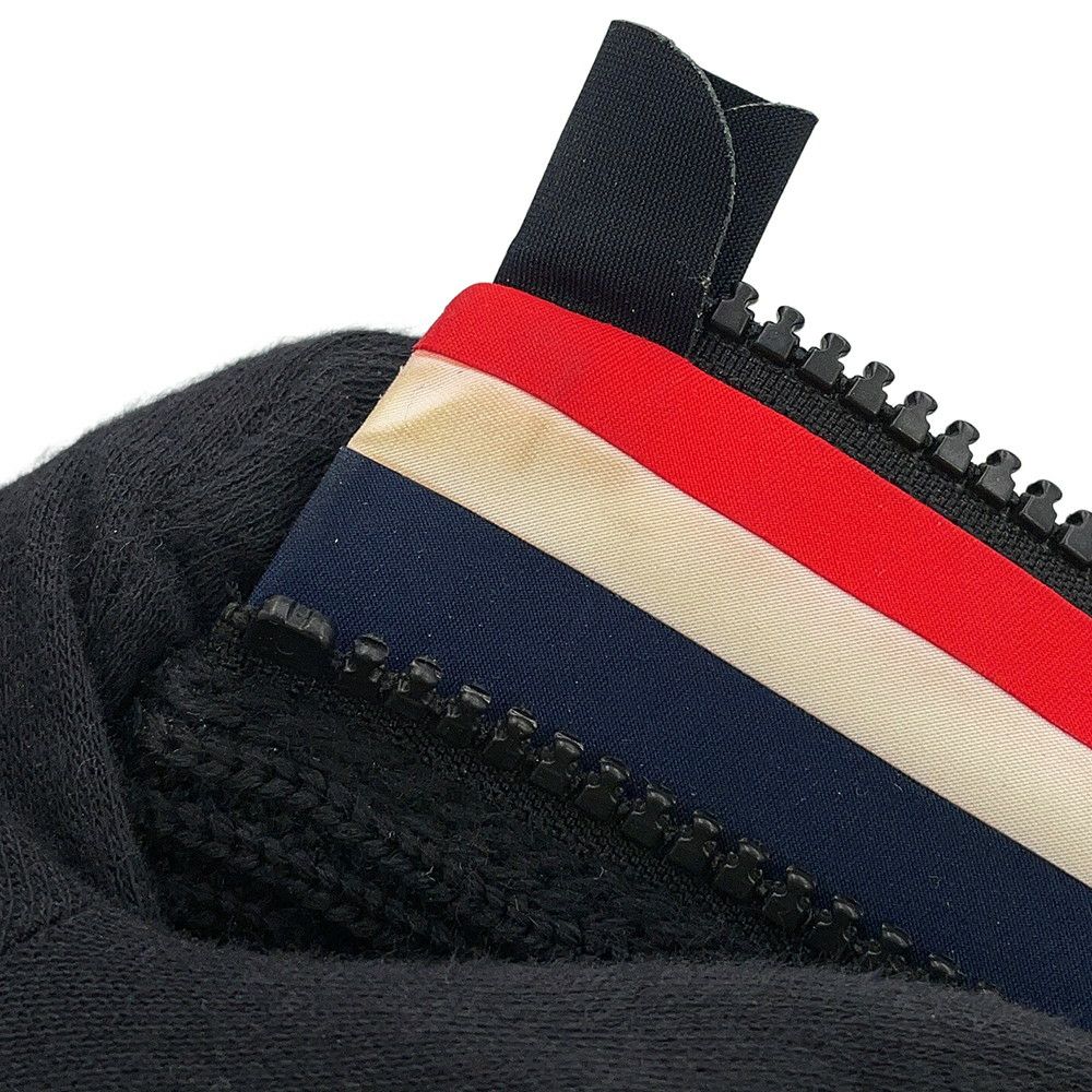 モンクレール ダウンジャケット トリコロール ニット切り替え メンズサイズM E20919416600 MONCLER 黒