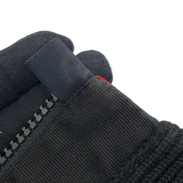 モンクレール ダウンジャケット トリコロール ニット切り替え メンズサイズM E20919416600 MONCLER 黒