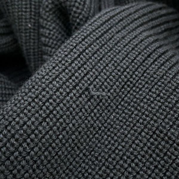 モンクレール ダウンジャケット トリコロール ニット切り替え メンズサイズM E20919416600 MONCLER 黒