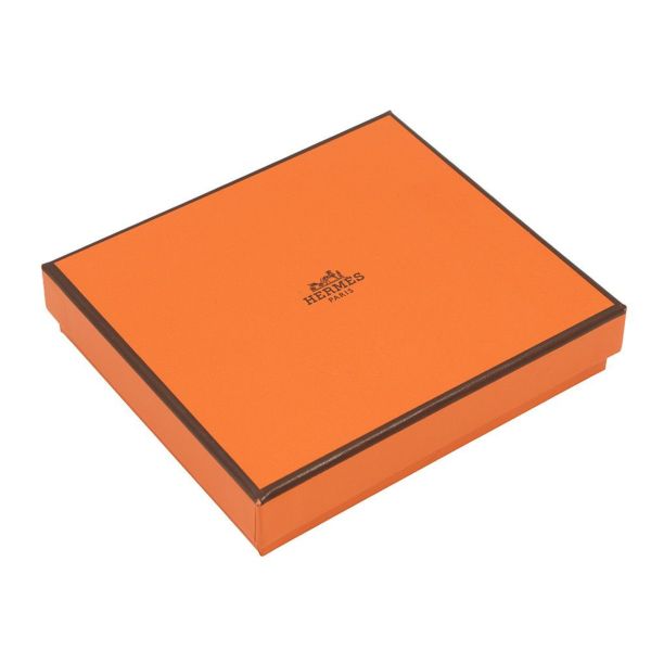 エルメス コインケース アザップコンパクト シルクイン ブラック/シルバー金具 エプソン K刻印 黒