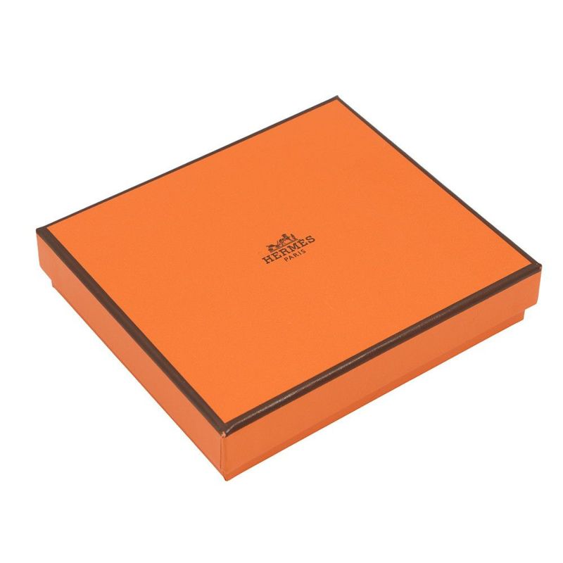 エルメス コインケース アザップコンパクト シルクイン ブラック/シルバー金具 エプソン K刻印 黒