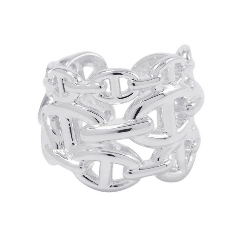 エルメス リング シェーヌダンクル アンシェネGM Enchainee SV925シルバー リングサイズ55 HERMES 指輪